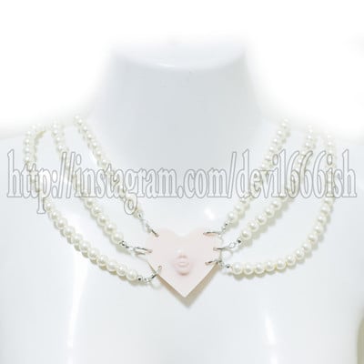 Emerged necklace(white)
