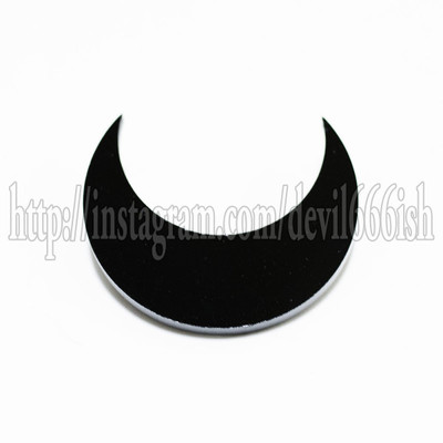 Darkened moon Earring