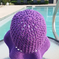 Crochet Sun Hat - Thumbnail 1