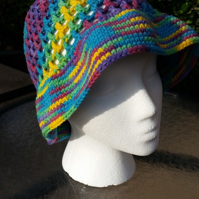 Crochet sun hat