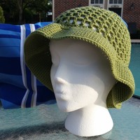 Crochet Sun Hat - Thumbnail 2