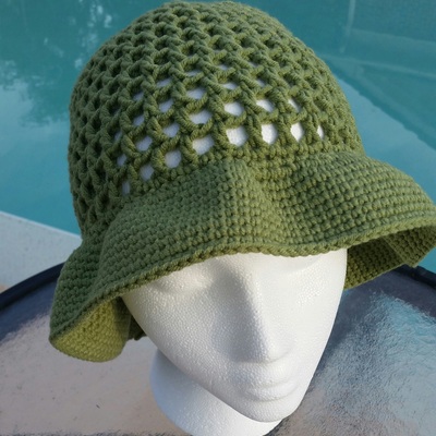 Crochet sun hat