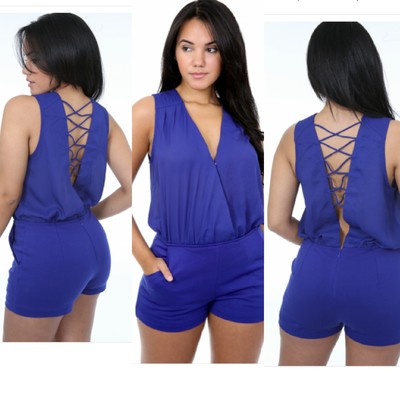 V- line romper