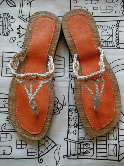 Hemp & Leather handmade sandals 