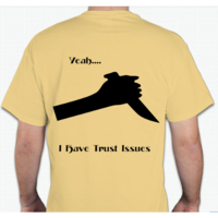 Trust Issues Men's Basic T Shirt - Thumbnail 1