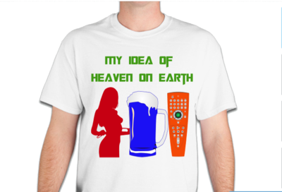 Heaven On Earth Men's Basic T Shirt