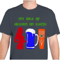 Heaven On Earth Men's Basic T Shirt - Thumbnail 2