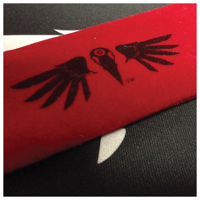 Death is silent - limited edition hand fan - by denis caron - corvink