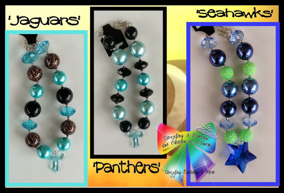 Football Chunky Necklaces