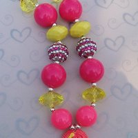 Lalaloopsy Pendant Chunky Necklaces and Hair Bows Perfect Photo Props - Thumbnail 1