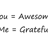 "Thank You" mini-card - You = Awesome, Me = Grateful - (For a Great Job) - Thumbnail 1