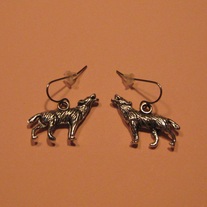 Howling Wolf Earrings
