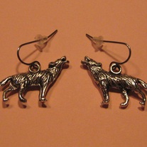 Howling Wolf Earrings