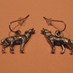 Howling Wolf Earrings - Thumbnail 1