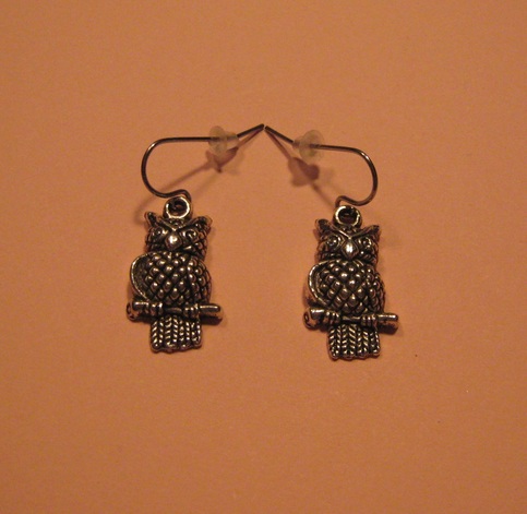 Perching Owl Earrings