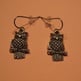 Perching Owl Earrings - Thumbnail 1