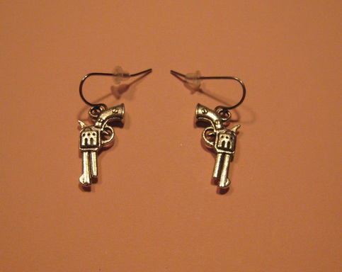 Gun Earrings