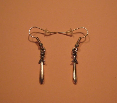 Sword Earrings