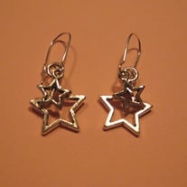 Double Star Earrings