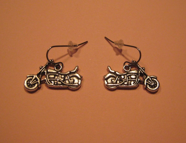 Motorcycle Earrings
