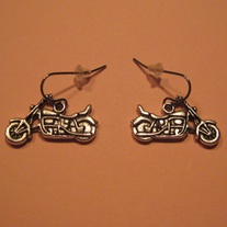 Motorcycle Earrings