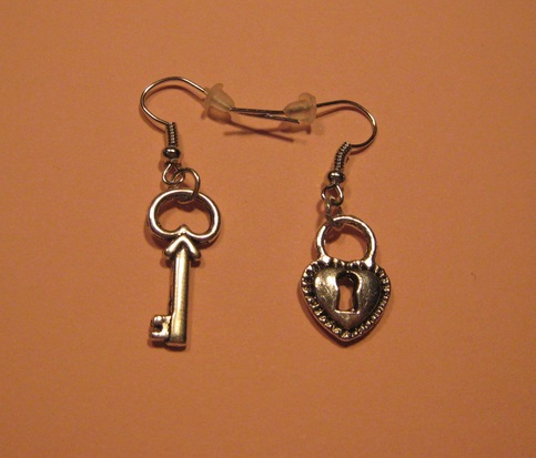 Lock & Key Earrings