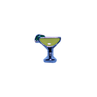 Martini glass charm