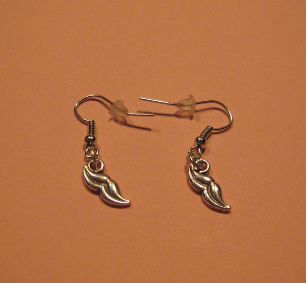 Mustache Earrings