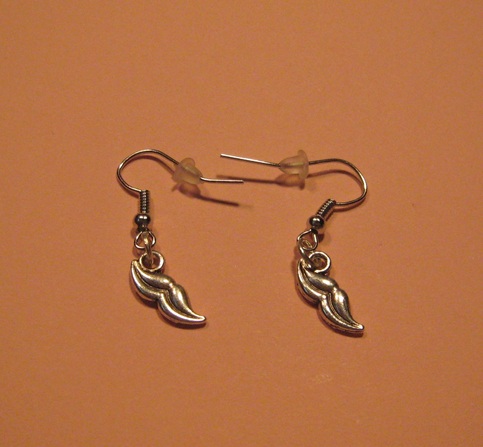Mustache Earrings