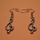 Musical Note Earrings - Thumbnail 1