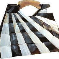 "Flair" Handmade Shell Handbag - Thumbnail 1