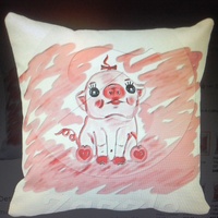 Pillows Pink unicorn or Pink pig - Thumbnail 2