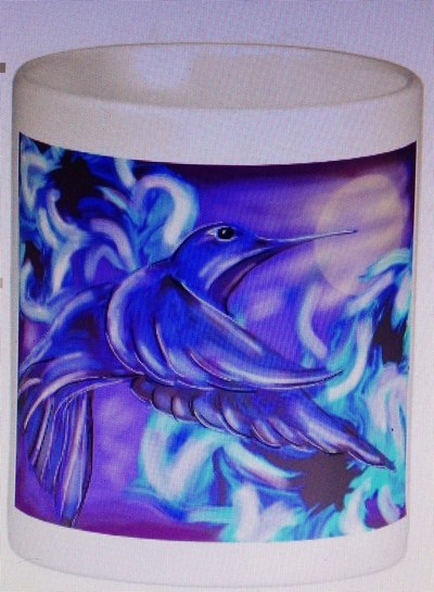 Hummingbird coffee mugs