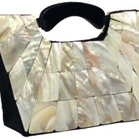 "Phoenix" Handmade Shell Handbag - Thumbnail 1