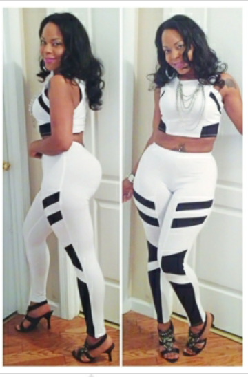   White Two-piece Jumpsuit