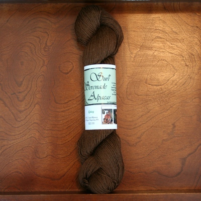 Brown suri serenade alpacas yarn - 200yd