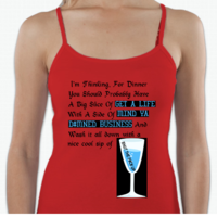 Dinner Women\'s Tank - Thumbnail 2