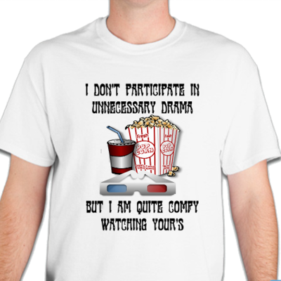 No drama men\'s t shirt