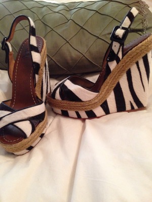 Authentic Christian Louboutin Tigress Wedges