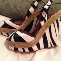 Authentic Christian Louboutin Tigress Wedges - Thumbnail 1