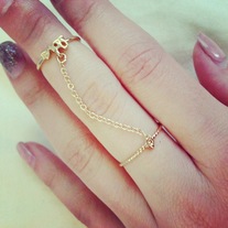Love Chain Midi Ring