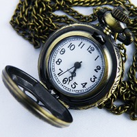 Hollow Quartz Pocket Watch Necklace  - Thumbnail 2