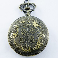Eiffel Tower Quartz Pocket Watch Necklace - Thumbnail 2