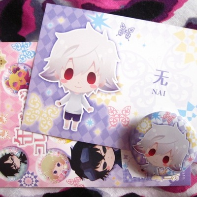 Karneval - mikanagi touya - pin badge + card - nai