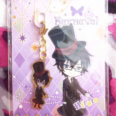 Karneval - mikanagi touya - metal fastener charm - nai / hirato