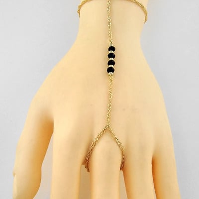 Sepi - beaded hand chain