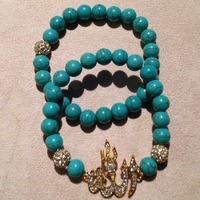 Allah Beaded Bracelet Set - Thumbnail 3