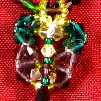Mardi Gras Blass Bead Necklace - Thumbnail 1