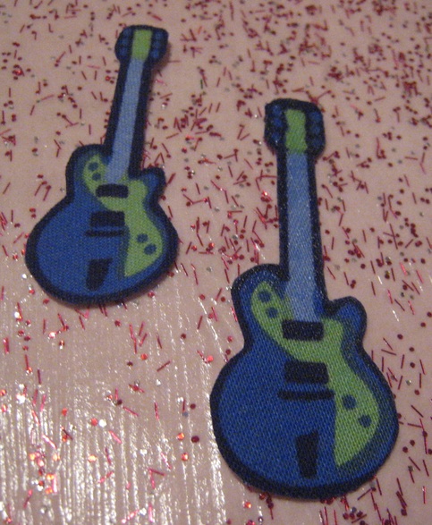 Little Green & Blue Guitar Patches