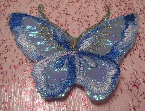 Blue Butterfly Patches